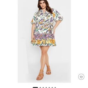 New Women 3X CITY CHIC | Women's Plus Size Leona Dress - jacaranda